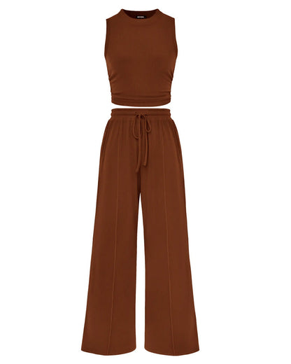 Set Weste und Hose mit elastischem Bund