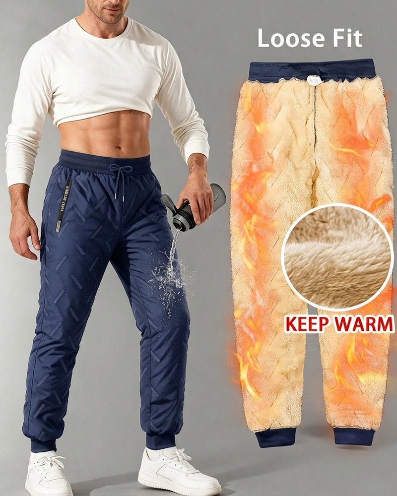 Herrenhose Warme Tasche Kordelzug
