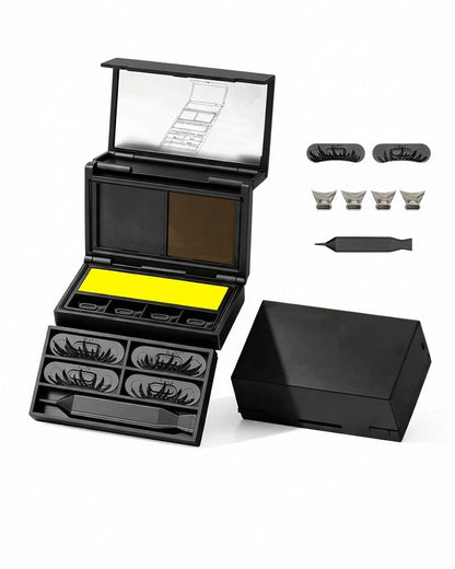 3-In-1 Eyeliner En Wimpelstempel-Set