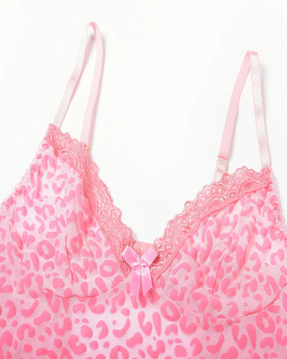 Kleid Durchsichtig Mesh Eng Strumpfhalter