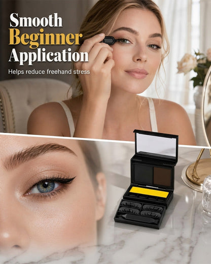 3-In-1 Eyeliner En Wimpelstempel-Set