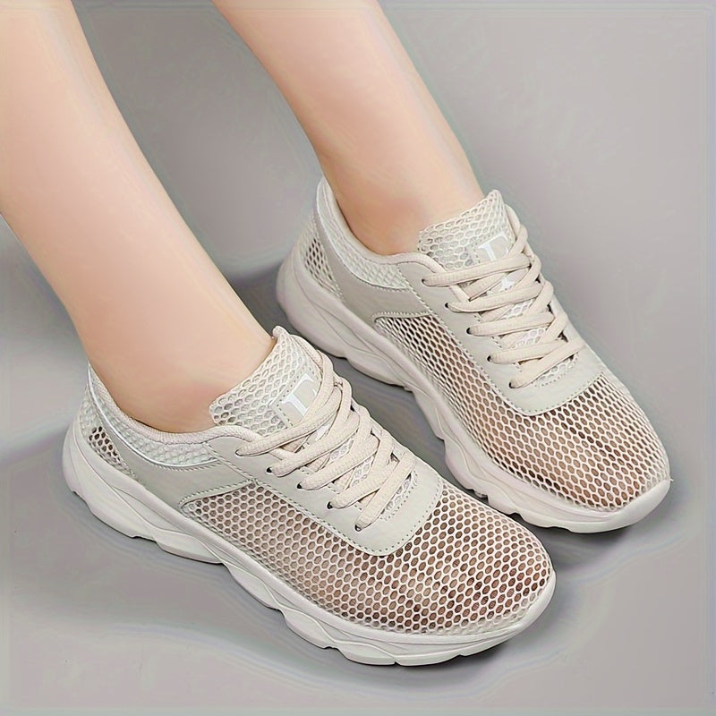 White mesh sneakers - Anna