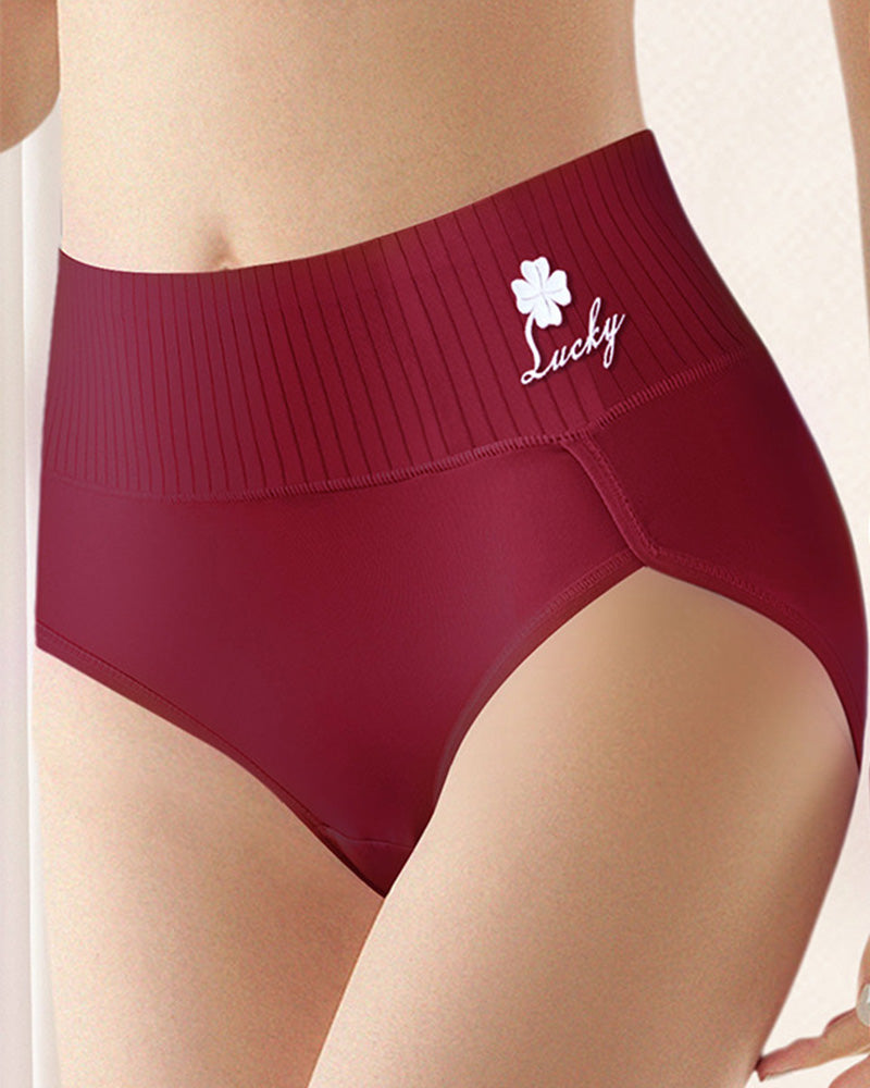 Slip Vierblättriges Kleeblatt Druck Dreieck