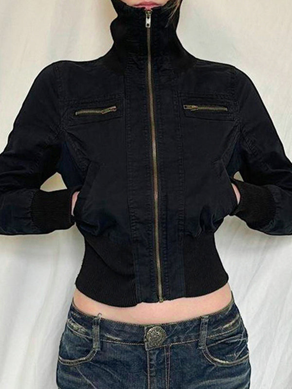 Waist Slimming Zipper Jacket/Taillenverschlankende Jacke mit Reißverschluss