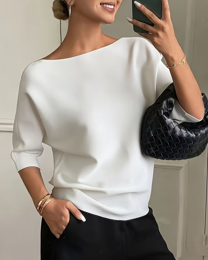 Top Off-the-Shoulder 3/4-Arm