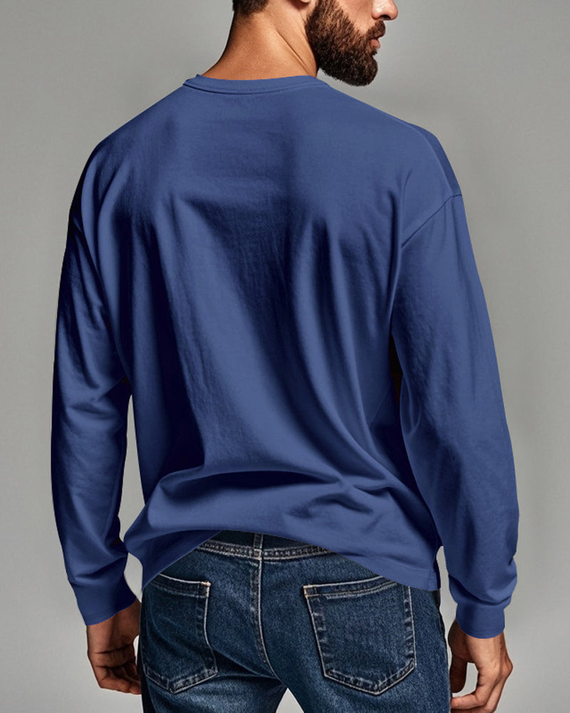Top Atmungsaktiv Pullover Langarm Herren