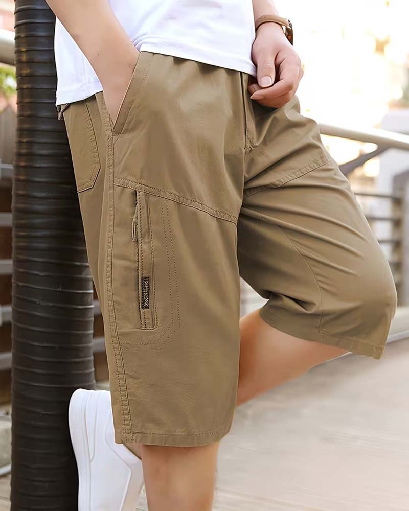 Herren Shorts Gerades Bein Lässig