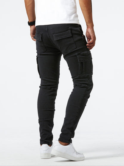 Grey Cargo Jeans - Max