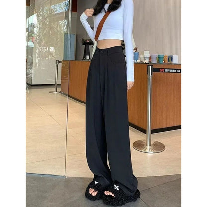 High Waisted Pleated Trousers for Women - Rossana