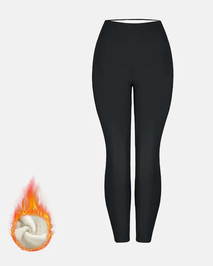 Winter Dick Hohe Taille Warme Leggings Yogahosen