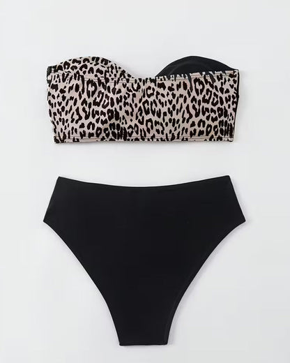 Bikini Bralette Leopardenprint