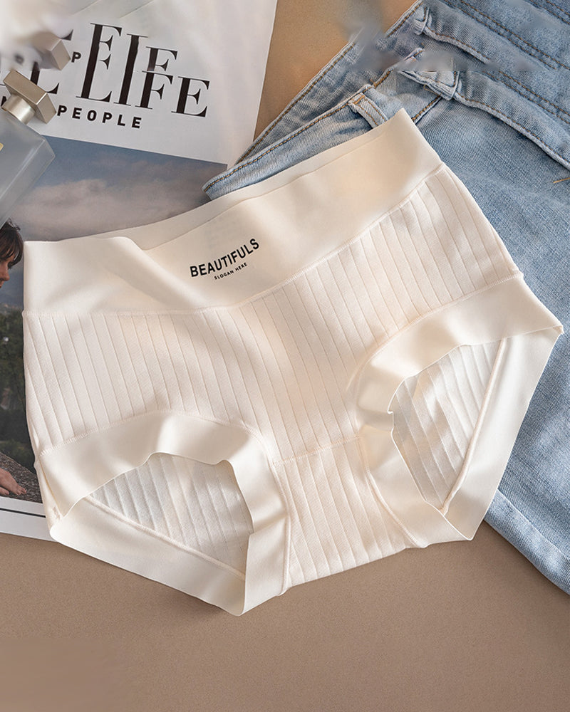 Long-Staple Cotton High Waist Briefs