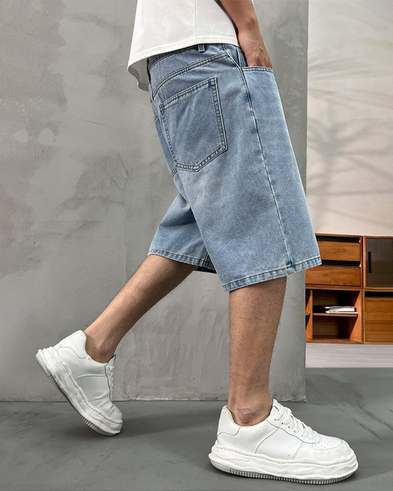 Shorts Herren Lässig Denim