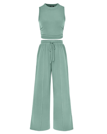 Set Weste und Hose mit elastischem Bund