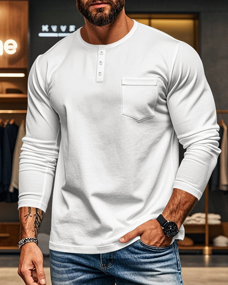 Top Atmungsaktiv Pullover Langarm Herren