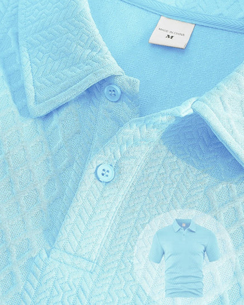 Herren Poloshirt Kurzarm 2-teiliges Set