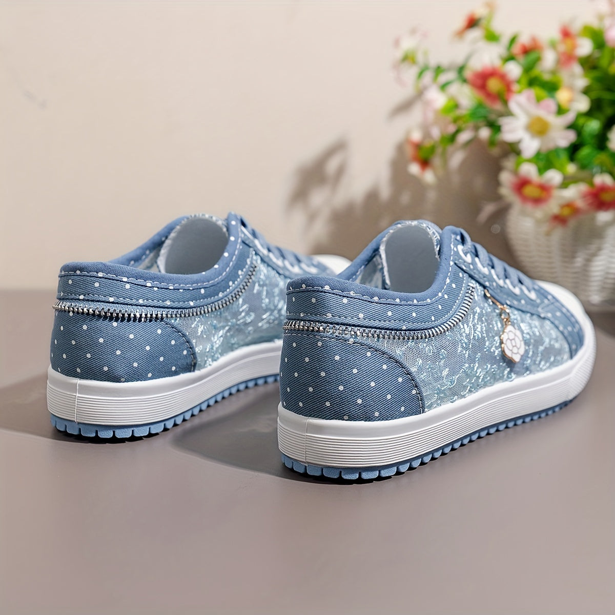 Blue glitter sneaker - Helena