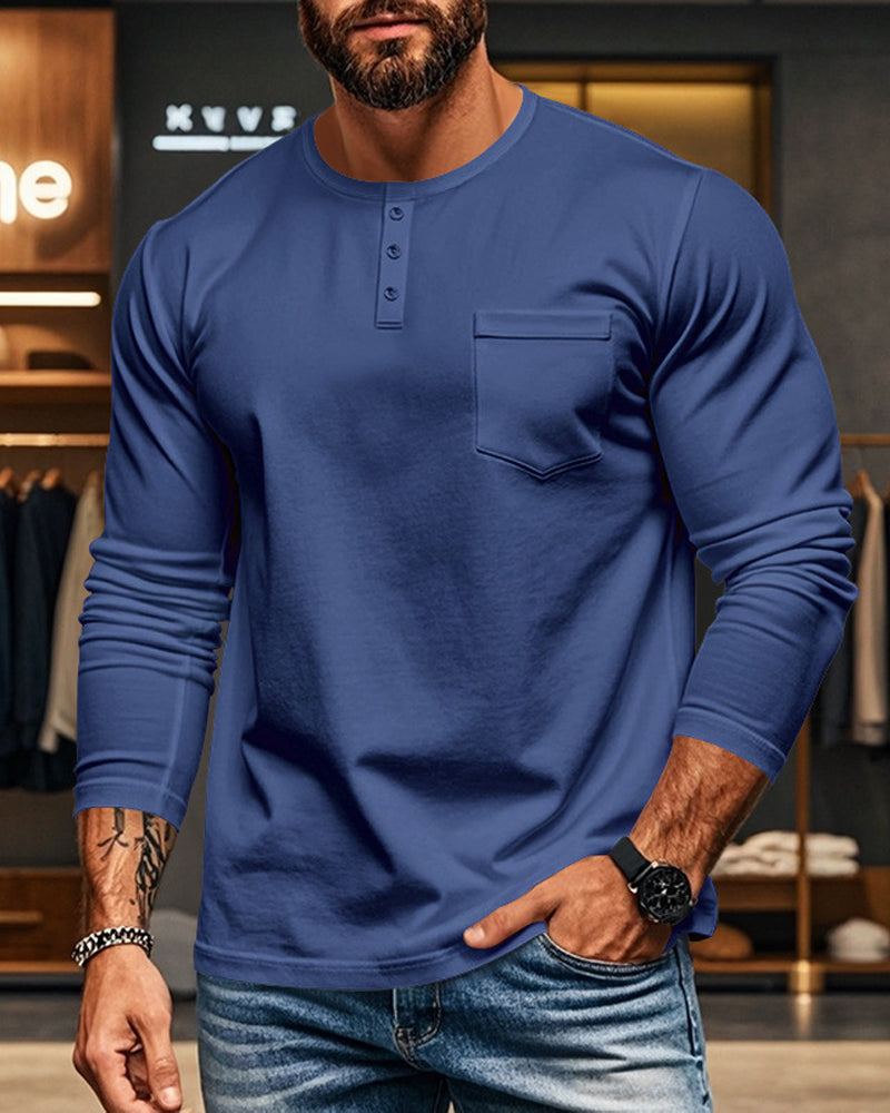 Top Atmungsaktiv Pullover Langarm Herren