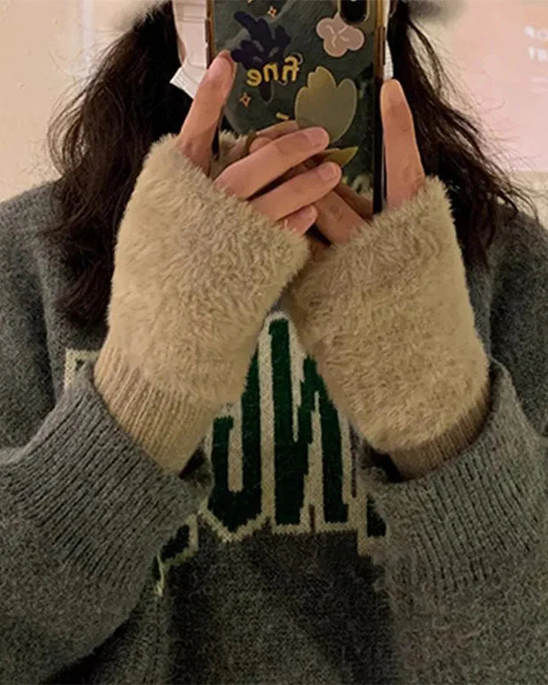 Handschuhe Unifarben Modisch Warm