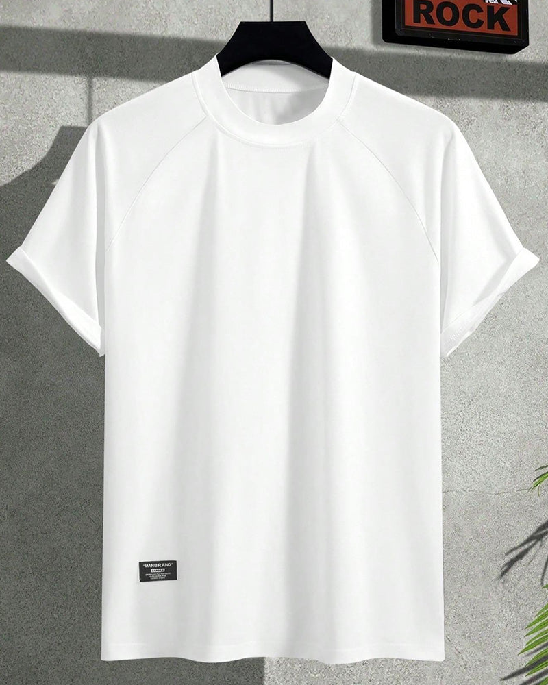 T-Shirt Herren Rundhalsausschnitt Raglanärmel