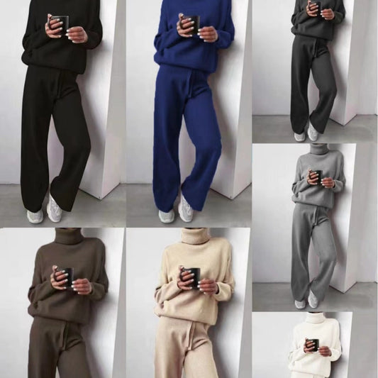 Knit Two Piece Sweater and Pants Set for Women - Ursula