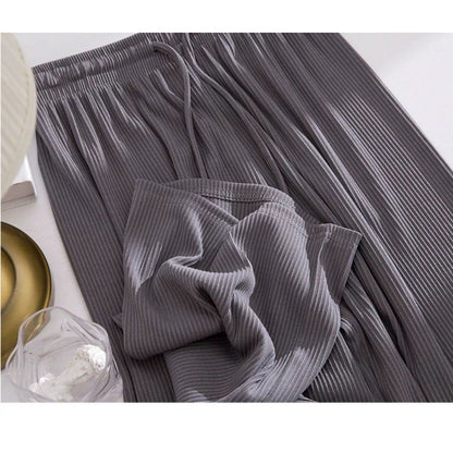 Pleated Wide Leg Pants for Women - Gianna