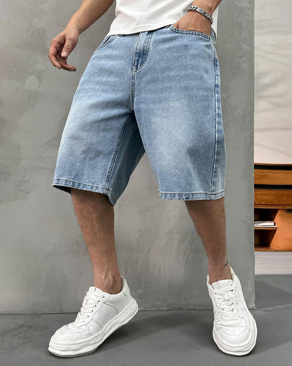Shorts Herren Lässig Denim