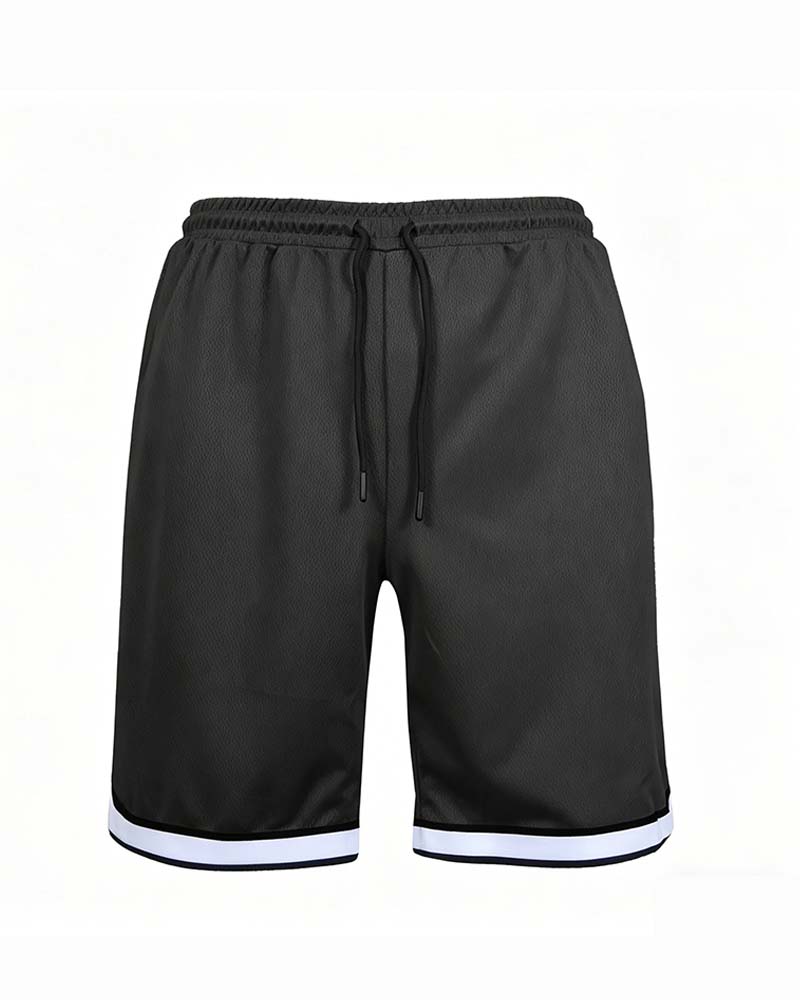 Herren Shorts Atmungsaktiv Kordelzug Sportlich