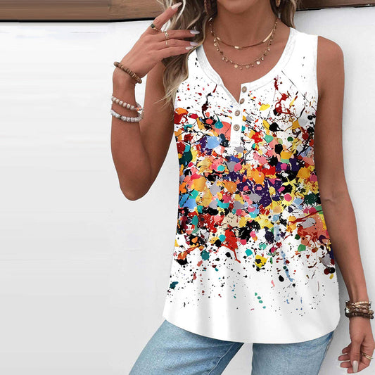 Bunte Graffiti-Tanktop