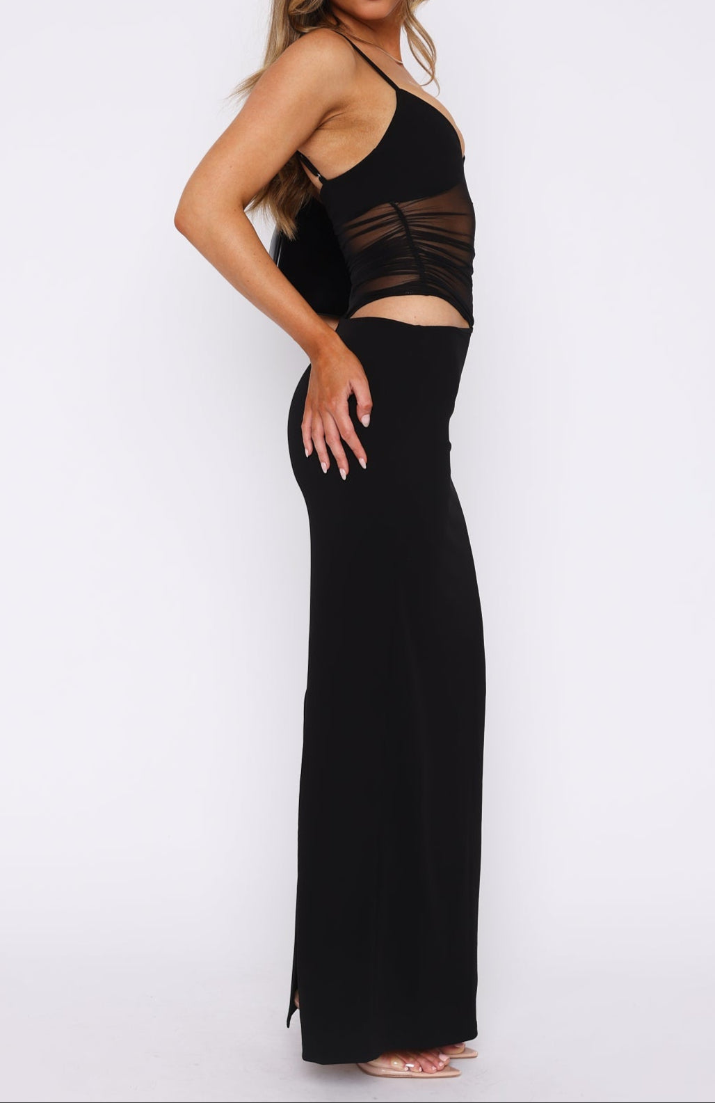 Julia Maxikleid – Schwarz