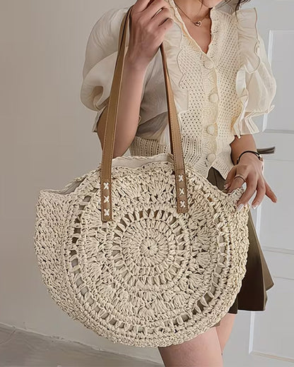 Tasche Handgeflochten Stroh