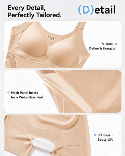 Kühlender Bauchkontroll Po-Lift Shapewear Bodysuit