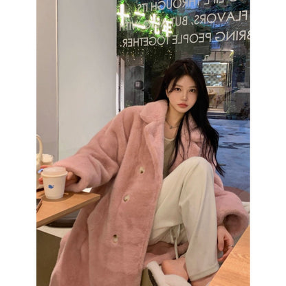 Oversized Faux Fur Coat for Women - Marisa