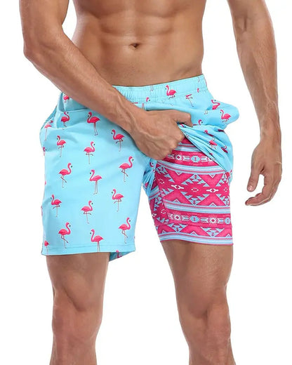 Shorts Herrenbekleidung Schnelltrocknend Sportlich Schwimmen