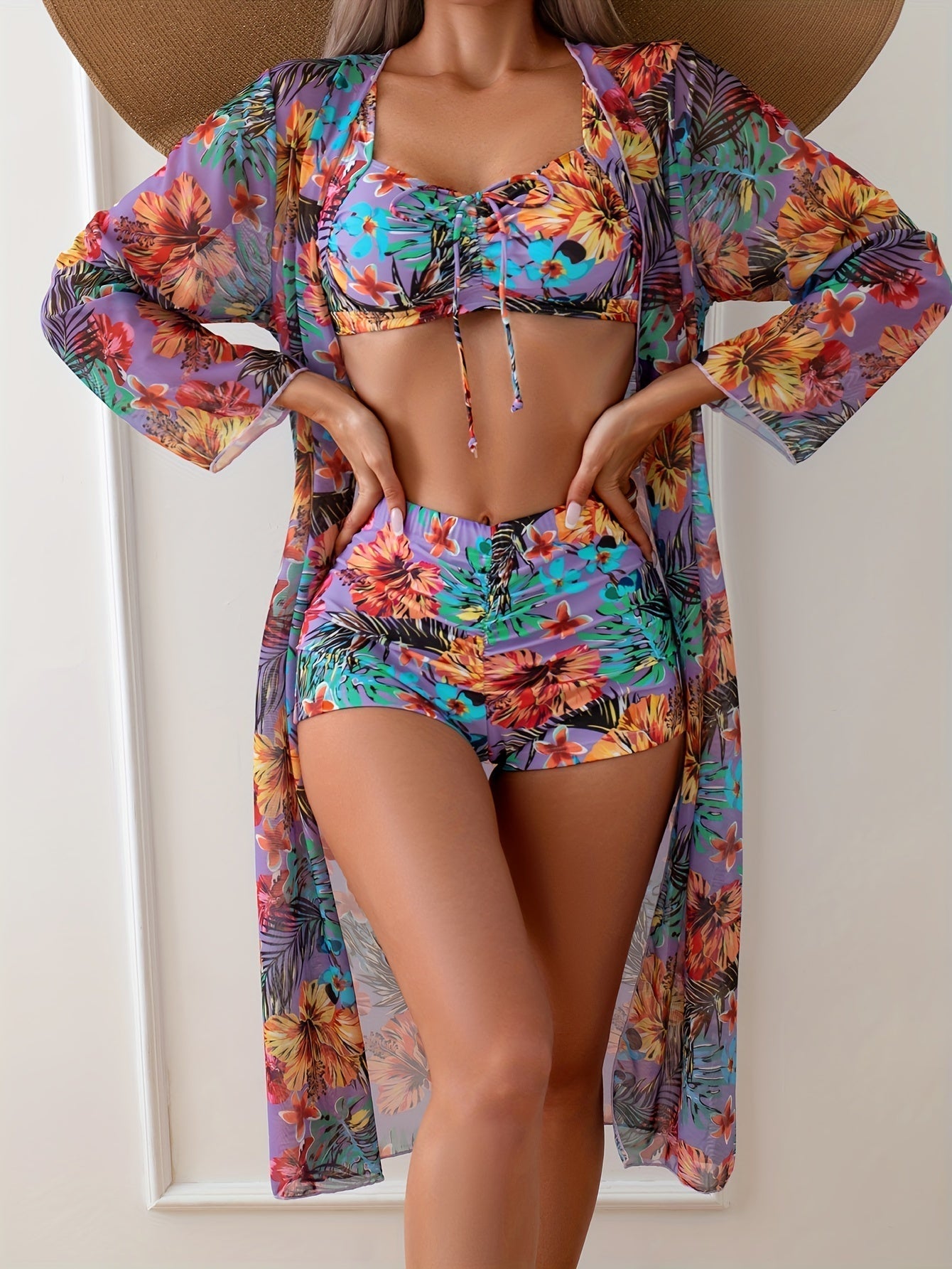 Colorful Swimsuit Set - Amelie