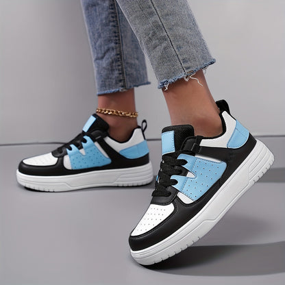 Himmelblaue Retro-Sneaker - Mia