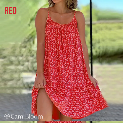 🎉50% Rabatt 🛍️ Camisole-Kleid mit Blumenmuster