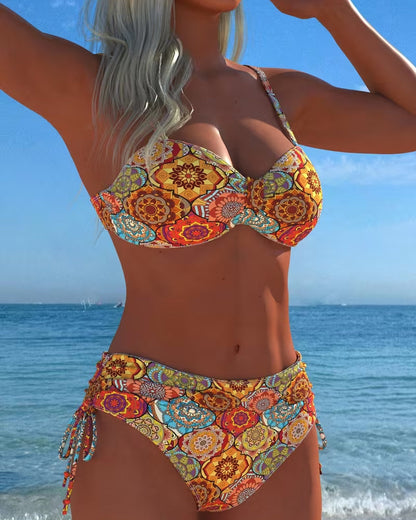 Bikini Schnürung Ring Druck