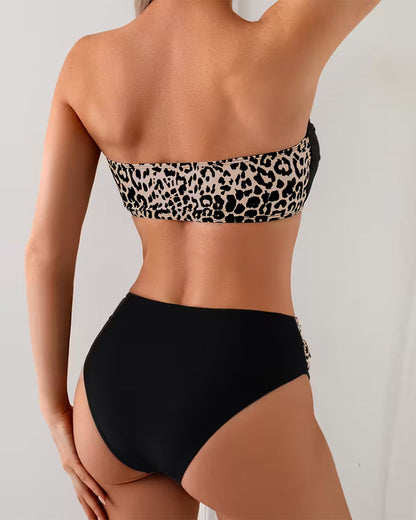 Bikini Bralette Leopardenprint