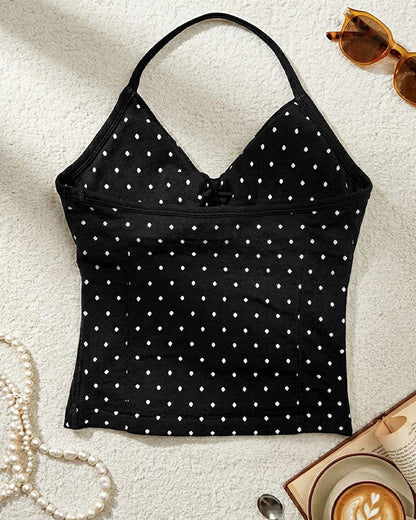 Set Halter Tank Top Sport