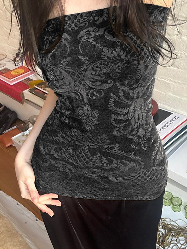 Einfarbiges Y2k Bandeau Top mit Streetwear Charakter