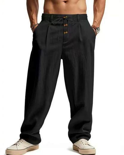 Hose Casual Unifarben Gerades Bein