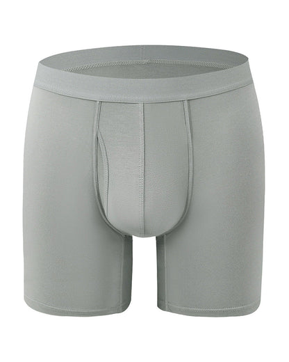 Herren Einfarbig Bambusfaser Dehnbare Boxershorts, Atmungsaktive Bequeme Unterwäsche Für Den Täglichen Gebrauch, Lässige Herren Unterwäsche Für Alle Jahreszeiten