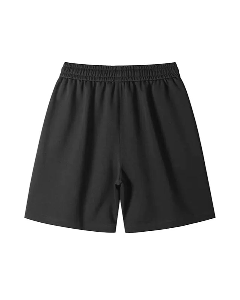 Shorts Lässig Gerades Bein Kordelzug Bermuda