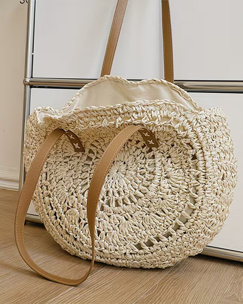 Tasche Handgeflochten Stroh