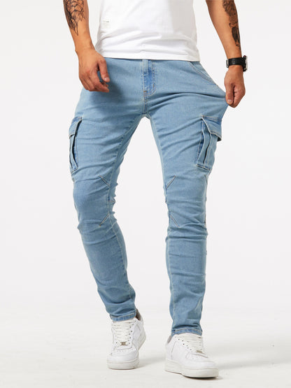 Grey Cargo Jeans - Max