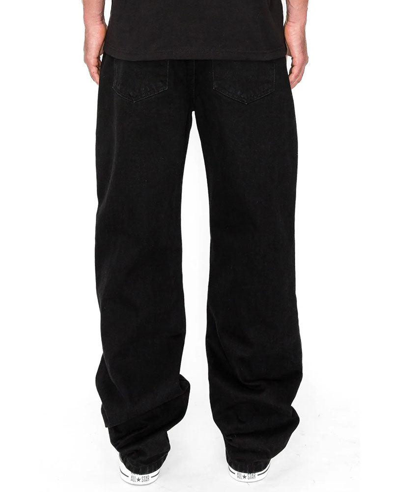 Herren Hose Alles Passt Einfarbig Denim