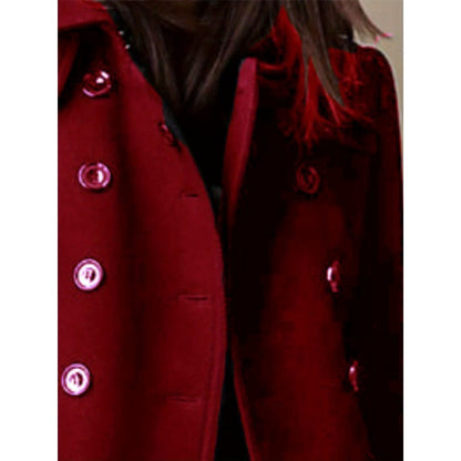 Double Breasted Coat for Women - Erika