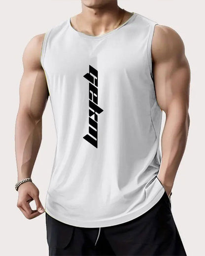Tanktop Casual Buchstabendruck ärmellos