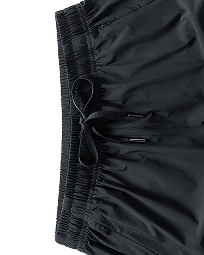 Shorts Männer Elastischer Bund Tasche Schnelltrocknend Eis-Seide Sport